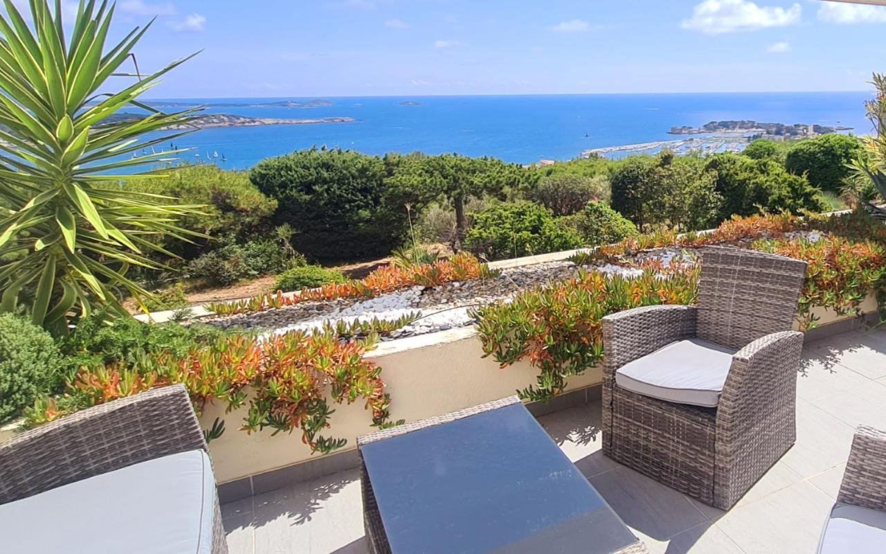 Vue Mer Imprenable Et Piscine บ็องโดล ภายนอก รูปภาพ