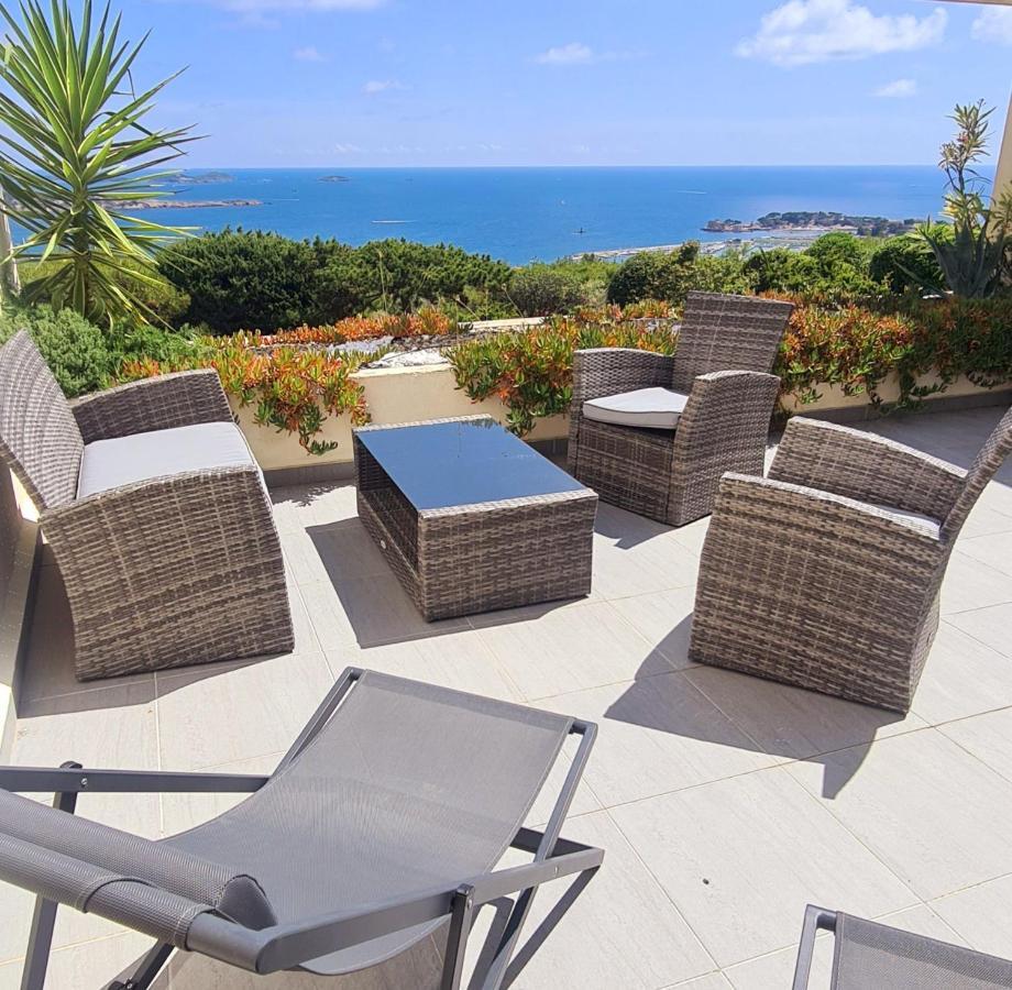 Vue Mer Imprenable Et Piscine บ็องโดล ภายนอก รูปภาพ